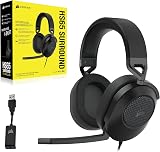 Corsair HS65 Surround Multiplatform Wired Gaming Headset Carbon view 8
