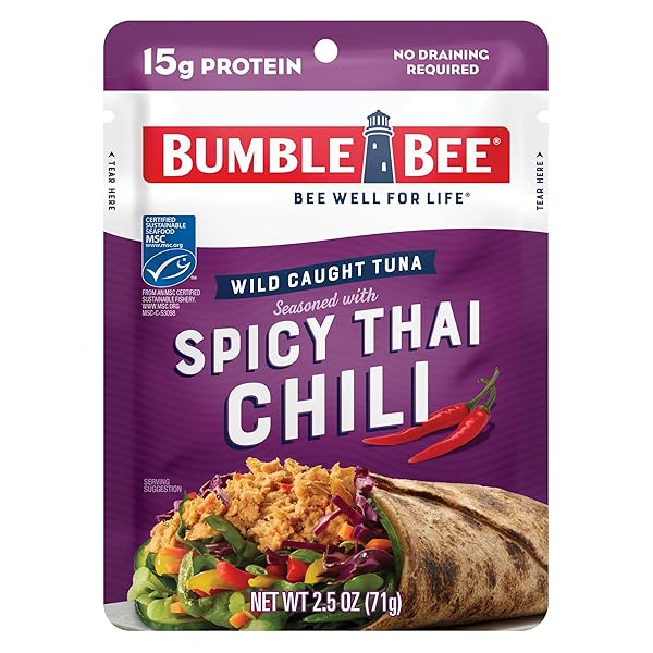 BUMBLE BEE SPICY THAI CHILI SEASONED TUNA POUCH...