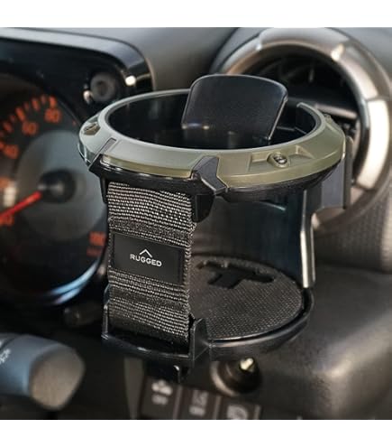 QIIYCCE Porte-gobelet Pour Voiture Sur Grille D'aération – Extenseur Réglable – Maintien Boisson Fraîche Ou Chaude – Pour Aérations Horizontales