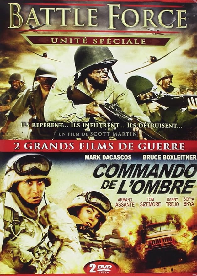 Film Commandos De L Ombre 2 Grands Films de Guerre : Battle Force-Unité spéciale + Commando de l