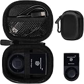 CaseSack Bitcoin Case for D'CENT Biometric Cold Wallet | Portable Semi-Hard Shell Travel Case, Mesh Accessory Pocket, Secure Elastic Strap, Carabiner Clip, Organized Storage