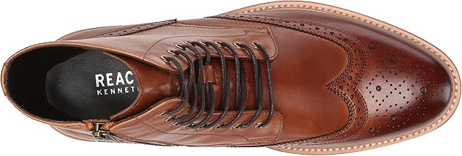 kenneth cole reaction design wingtip combat boot