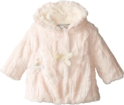 baby fur hooded coat
