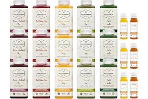 Pulp and Press Organic Juice Cleanse 3-day | Fresh, Never Frozen | Organic Cold Pressed Juice & Wellness Shots | Raw Juice Gu