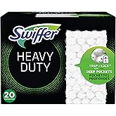 Swiffer Sweeper Heavy Duty Multi-Surface Dry Cloth Refills for Floor Sweeping &amp; Cleaning, 20Count