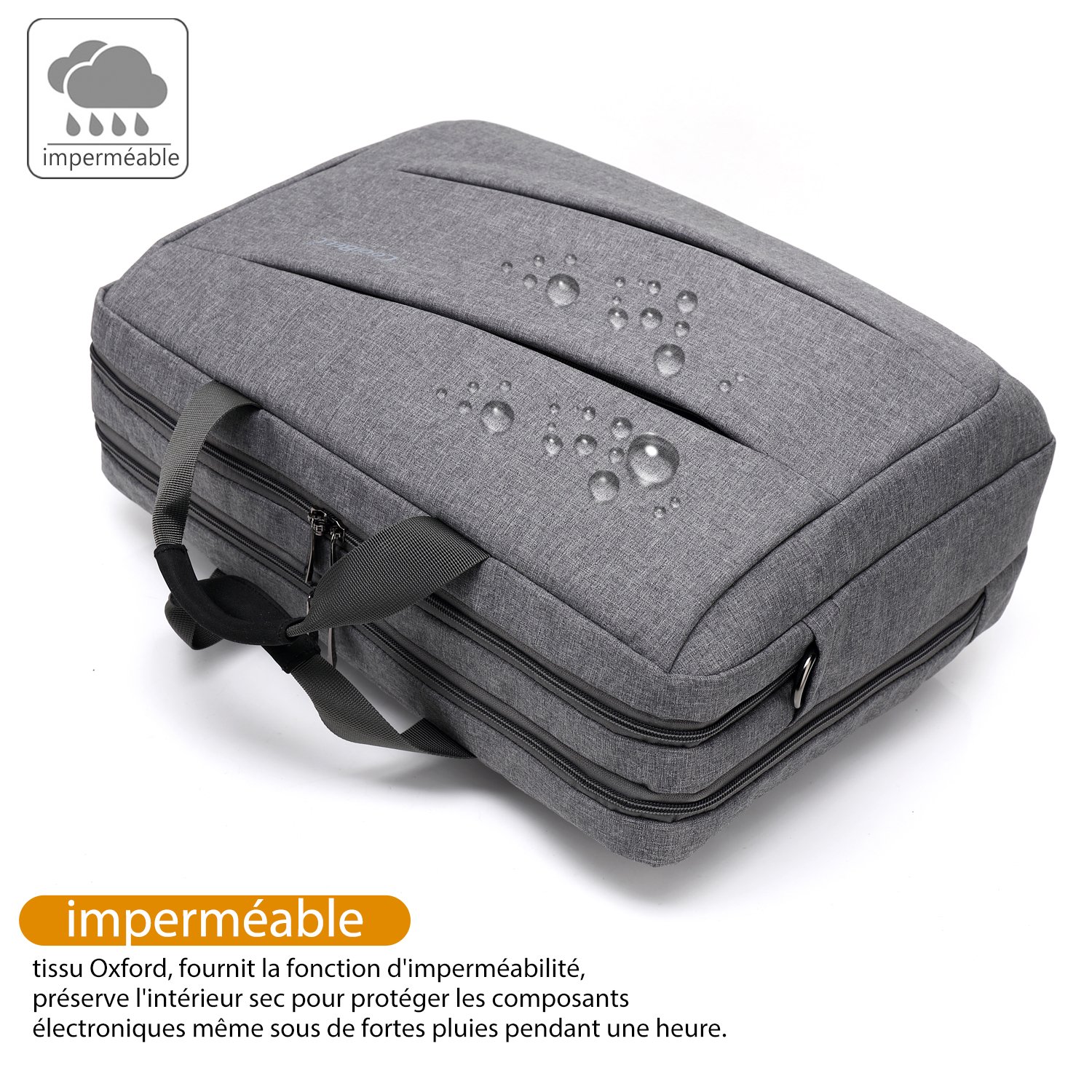 Comment Enlever L Odeur De Plastique Dans Une Valise Gris CoolBELL Sacoche Multifonction pour ordinateur portable de 17.3
