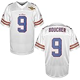 EETUG The Waterboy Football Jersey #9 Bobby Boucher 50th Anniversary Mud Dogs Bourbon Bowl Movie Football Jerseys for Men