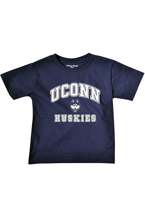 3t Tshirts UConn Huskies Female Navy Classic Primary Tri-Blend V
