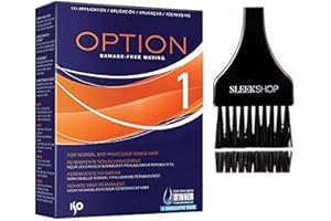 STINAFACE lSO OPTION Perm, Damage-Free Waving (with Sleekshop Tint Brush) Perming Hair Curls Coils (OPTION 1 VERSION #1)