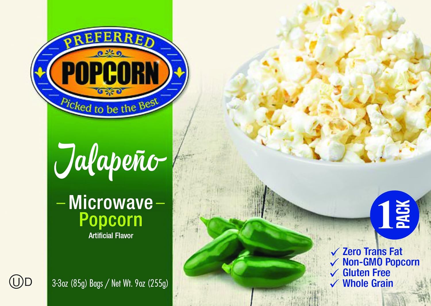Microwave Jalapeno Popcorn 100 Farmer Owned Preferred