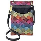 Danny K. Women's Tapestry Crossbody Cell Phone or Passport Purse, Handmade in USA | Cell Phone, Handmade, in USA