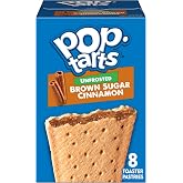 Pop-Tarts Toaster Pastries, Breakfast Foods, Kids Snacks, Unfrosted Brown Sugar Cinnamon (8 Pop-Tarts)