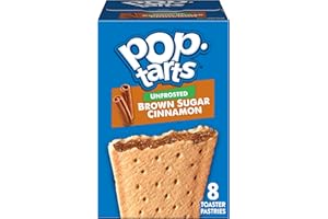 Pop-Tarts Toaster Pastries, Breakfast Foods, Kids Snacks, Unfrosted Brown Sugar Cinnamon (8 Pop-Tarts)