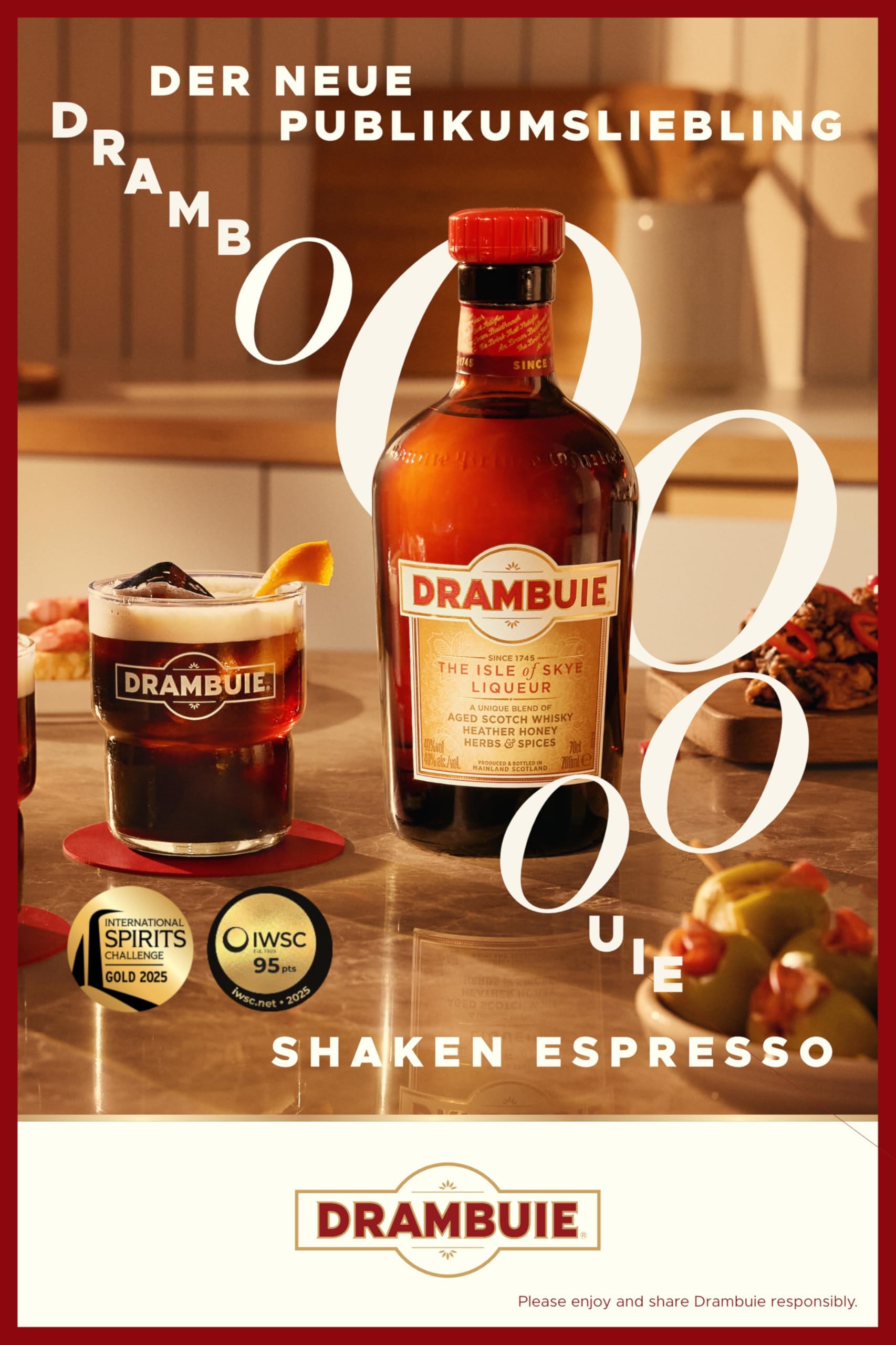 Drambuie – Scotch Whisky Likör mit Heidehonig, Kräutern & Gewürzen, 70cl 4