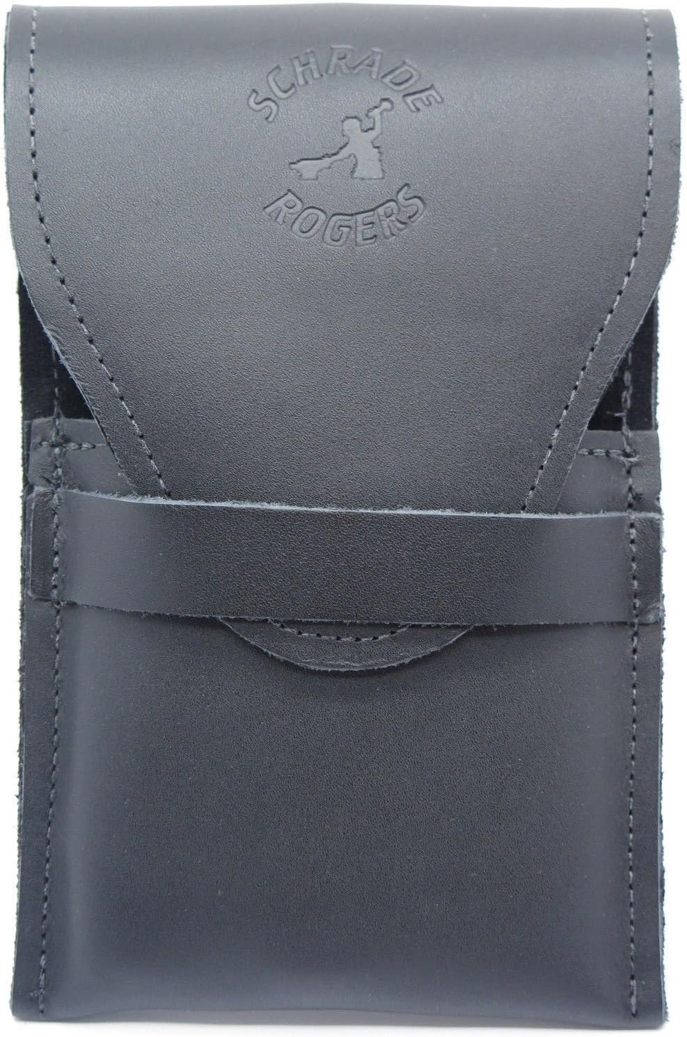 Schrade Rogers Leather Straight Razor Case Pouch Sheath Holster Protector