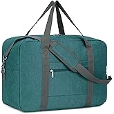 For Spirit Airlines Personal Item Bag 18x14x8 Foldable Travel Duffel Bag Tote Duffle Carry on Luggage for Women and Men 30L (Teal)
