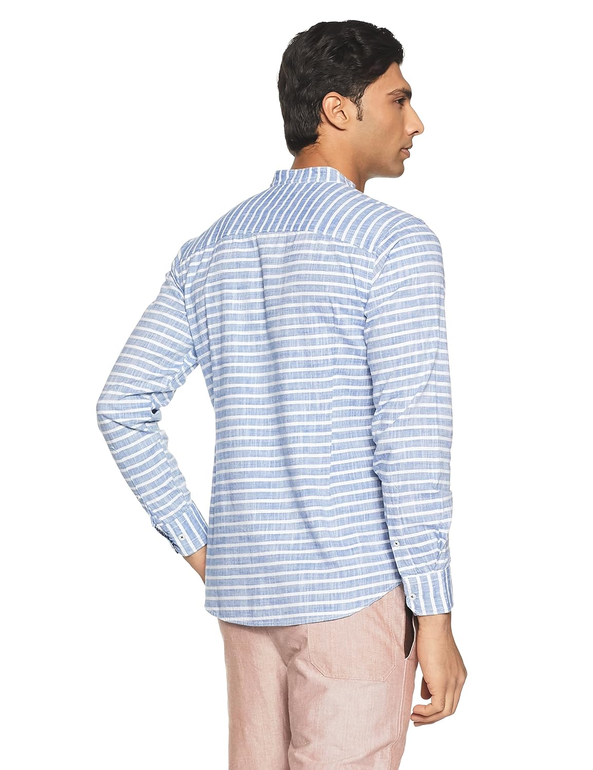 symbol amazon brand men's slim fit casual shirt