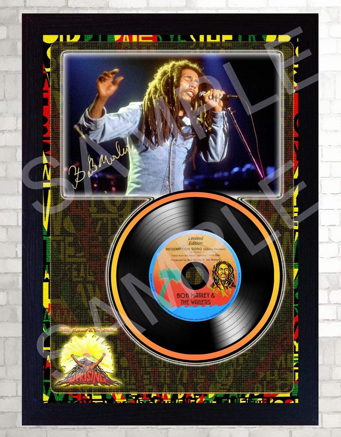 New Bob Marley Redemption Song Uprising Signed Autographed Framed Photo Mini Lp Vinyl Record Perfect Gift Decorative Accessories Home Kitchen Powderhousebend Com