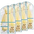 40 Inch Dance Garment Bag With 6 Clear Pockets - 3 Pack, PVC, For Competition & Travel - View #4