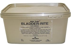 Bladder-Rite, Gold Label, Horse Supplement, Contains Cranberry for Healthy Urinary Tract, 1 KG