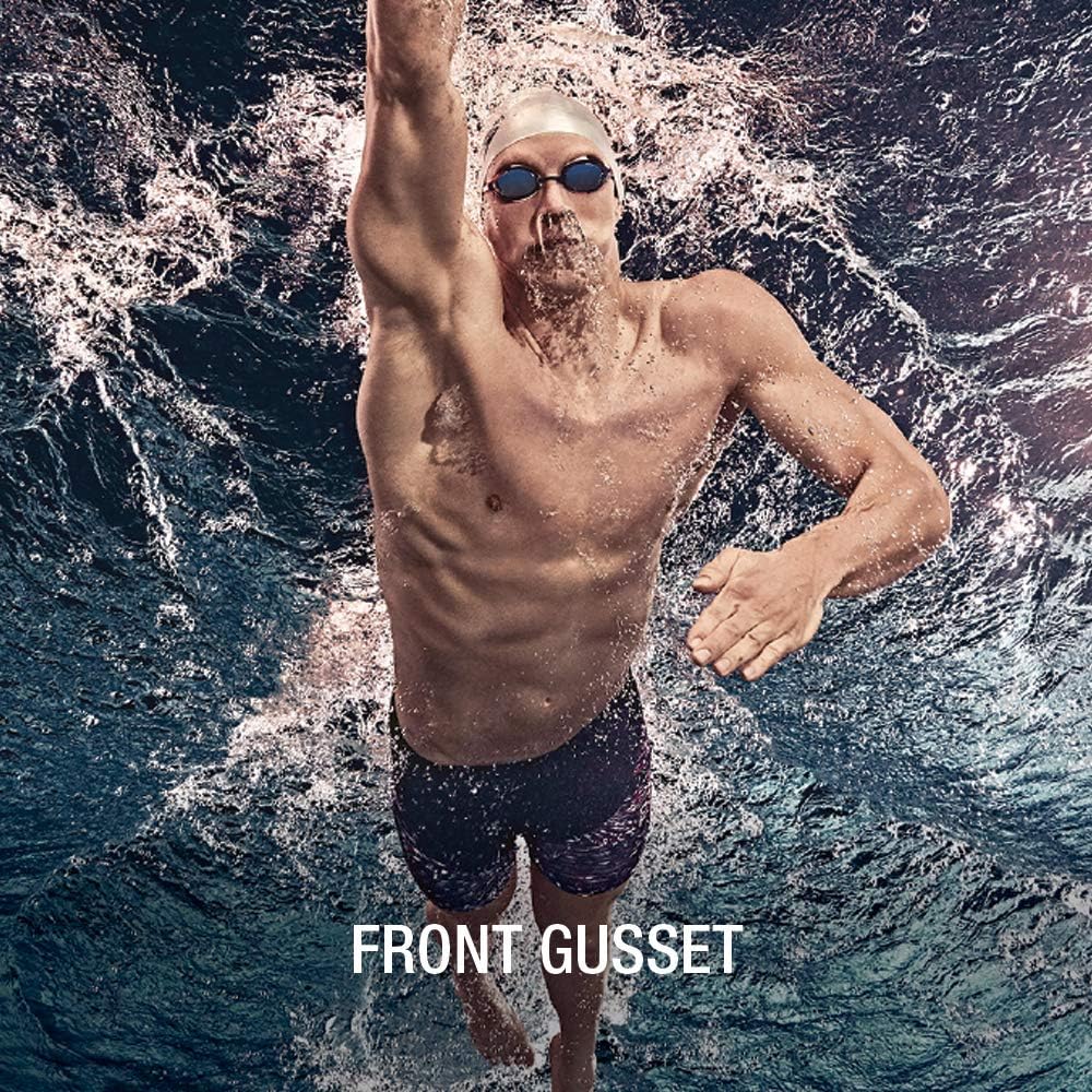 Speedo Men's Swimsuit Jammer Endurance+ Splice Team Colors : Clothing
