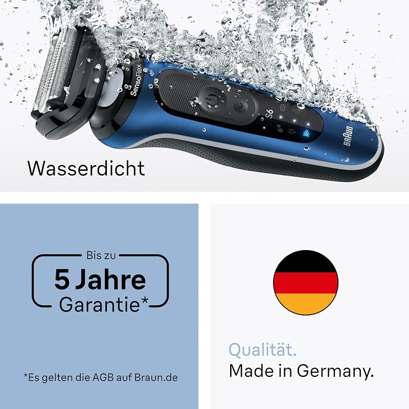 Rasierer Herren Elektrisch Series 6, 62-G1200si, Grau