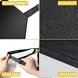 BURNTOP 2 Pack Waterproof Rubber Adjustable Apron 40" Heavy Duty Kitchen view 4