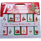 12 Coffees of Christmas Premium Holiday Sampler Variety Gift Set