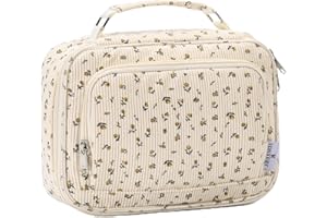 Pencil Case, VONXURY Large Capacity Pencil Pouch Holder Portable Pen Organizer with 2 Detachable Layers 54 Slots Multiple Zip