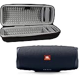 JBL Charge 4 Waterproof Wireless Bluetooth Speaker Bundle with Portable Hard Case - Black