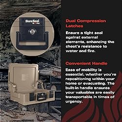 FireKing SureSeal Fire Safe with Key Lock, 1 Hour