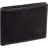 Timberland Men's Blix Slimfold Leather Wallet, Black, One Size
