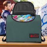 Vinsani Clothes Peg Bag Premium Zipped Waterproof Wearable Organiser Grey view 6