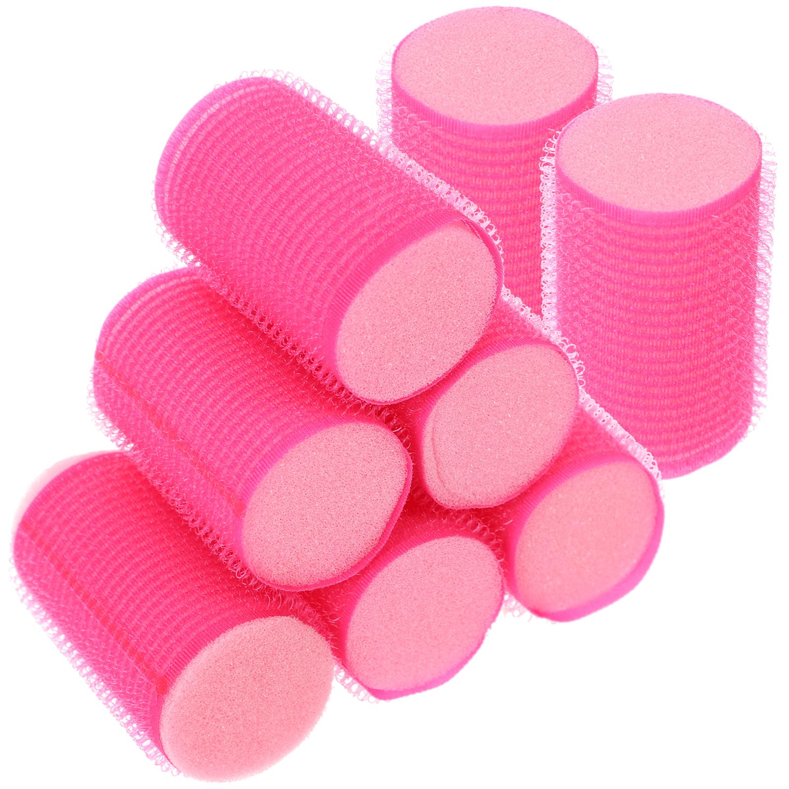 Uonlytech 8pcs Hair Sponge Curlers Hair Rollers Set Self Grip Foam Hair Rollers for Women and Girls