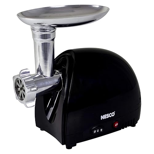 Nesco Food Grinder, Stainless Steel/Black, 500 watts,Gray in