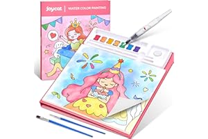 JoyCat Paint with Water Coloring Books for Toddlers, Watercolor Painting Sets for Kids Ages 3-5 4-8, Arts and Crafts Drawing Activities Toy Birthday Gift for Boys Girls (Party)