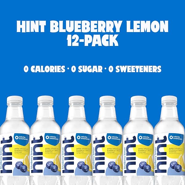 HINT FRUIT-INFUSED BOTTLED WATER, 4-FLAVOR WHITE VARIETY PACK – SUGAR FREE FLAVORED WATER WITH ZERO CALORIES, NATURALLY FLAVORED, AND NO ARTIFICIAL SWEETENERS – 16 FL OZ (PACK OF 12)