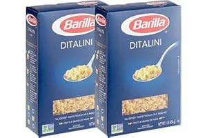 KIDU - Barilla Ditalini Pasta 16 Ounces Pack Of 2 (32 Ounces Total)