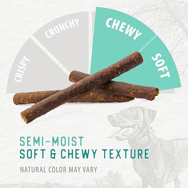 CALEDON FARMS CHEWY BEEF STICKS DOG TREATS: 220G/7.8OZ