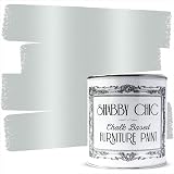 Shabby Chic Furniture Paint Antique Silver 100 ml Chalk Based Distressed Finish