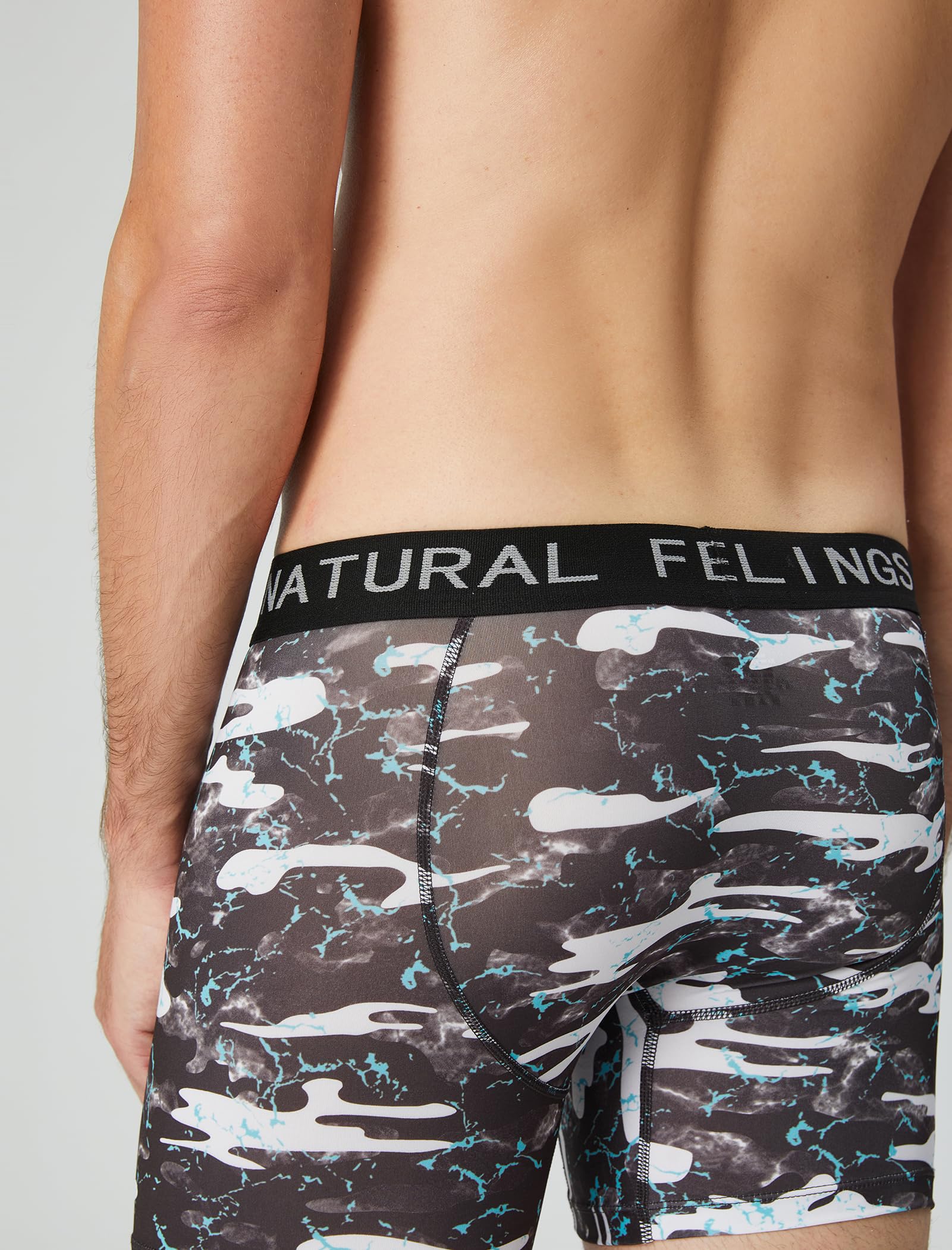 Natural Feelings Mens Underwear Coolzone Boxer Briefs for Men Pack Stretch Performance Quick Dry Sports Underwear