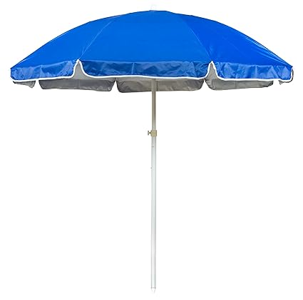 6.5 Portable Beach and Sports Umbrella by Trademark Innovations (Blue)