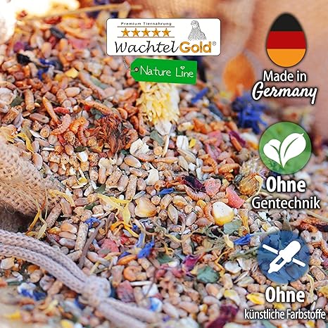 WachtelGold Hühner-Premiumfutter 20kg - ohne Gentechnik - mit Kräutern