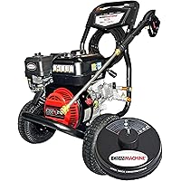 Simpson Cleaning CM61248-S Clean Machine 3400 PSI Gas Pressure Washer, 2.5 GPM, CRX Engine, Includes 15-Inch Surface Cleaner,