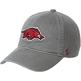 NCAA Arkansas Razorbacks Mens Adjustable Scholarship Hat Charcoal, Arkansas Razorbacks Charcoal, Adjustable, One size