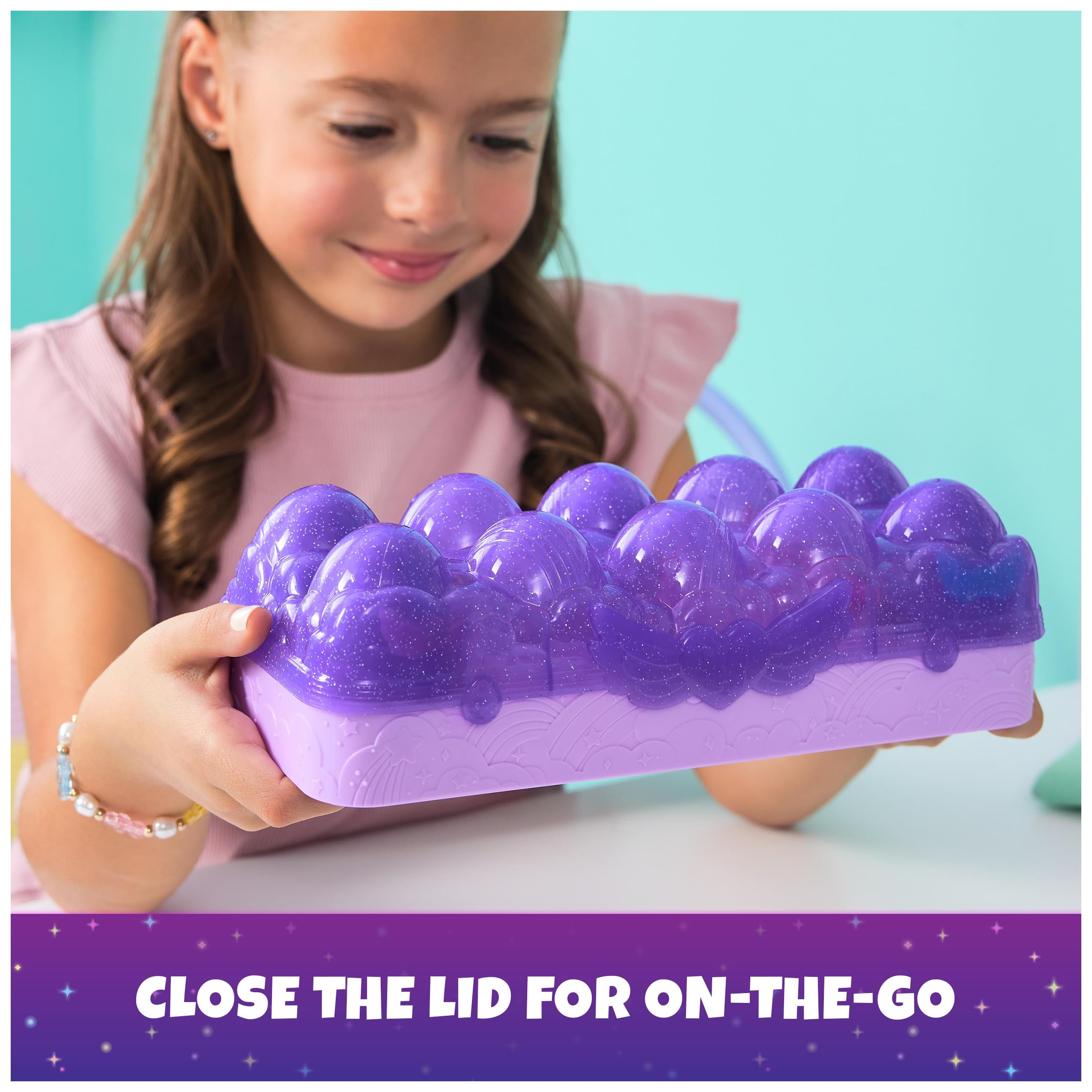 Hatchimals Alive, Neon Rainbow Egg Carton Toy with 5 Mini Figures in Color Reveal Eggs & 11 Accessories, Gifts & Stocking Stuffers for Girls & Boys Ages 3 & up