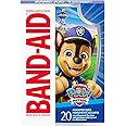 Band-Aid Brand Adhesive Bandages for Minor Cuts & Scrapes, Wound Care Featuring Nickelodeon Paw Patrol Characters for Kids an