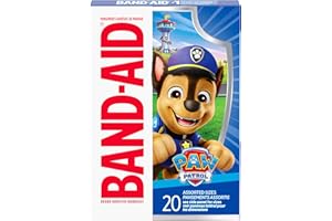 Band-Aid Brand Adhesive Bandages for Minor Cuts & Scrapes, Wound Care Featuring Nickelodeon Paw Patrol Characters for Kids an