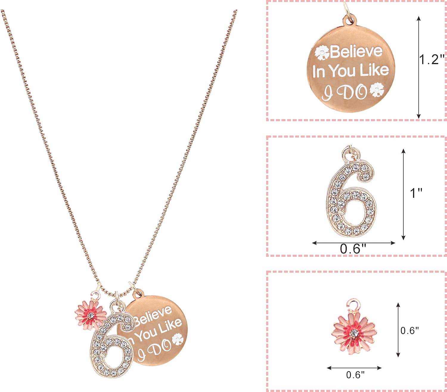 Girl 6th Birthday, Birthday Gift for A 6 Year Old Girl, 6 Year Old Girl Birthday Gifts, 6 Year Old Jewelry, 6th Birthday Bracelet, 6th Birthday Necklace, 6 Year Old Girls, 6th Birthday Girl Gift Ideas: Clothing