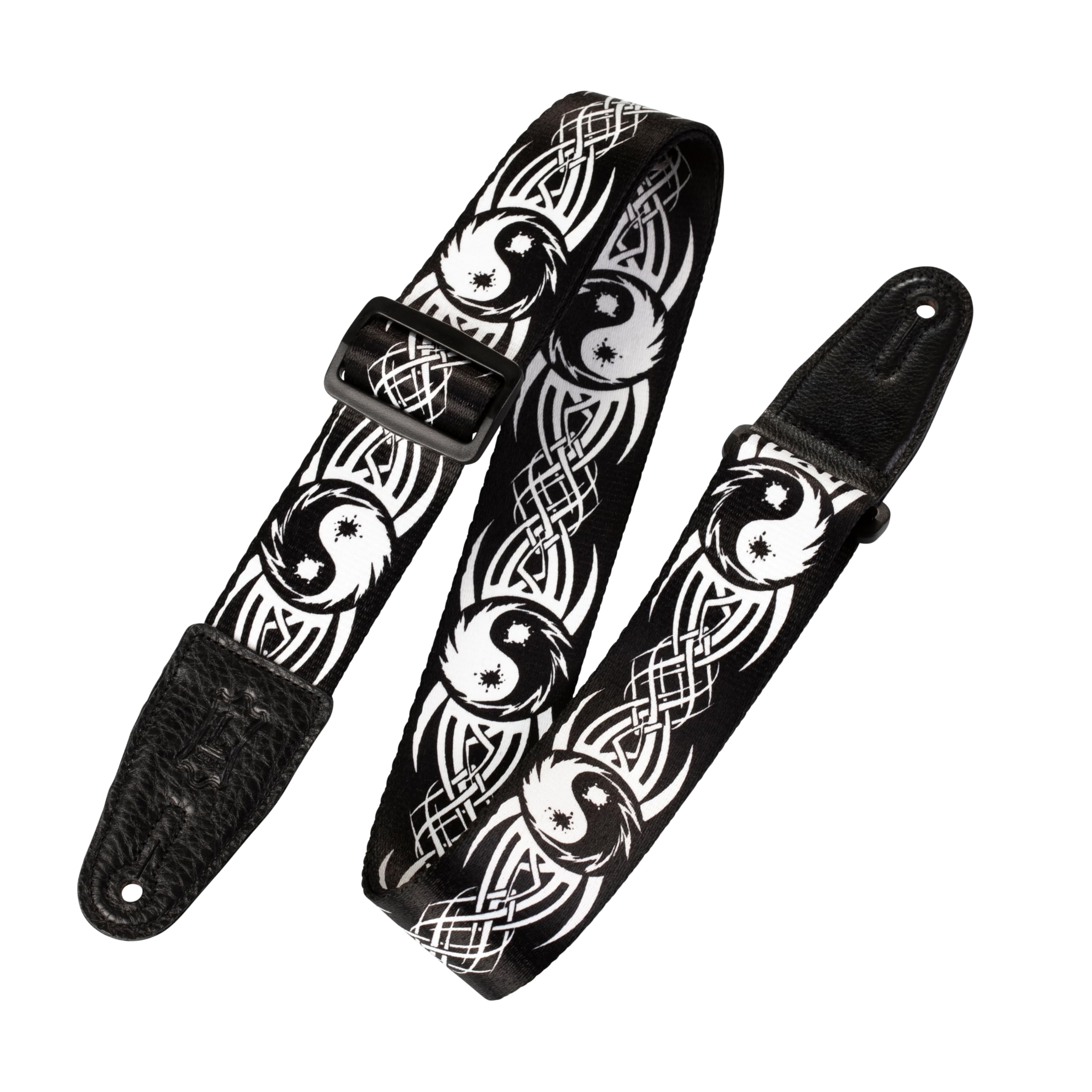 Levy's MP-15 2-inch Polyester Guitar Strap - Ying Yang Tattoo